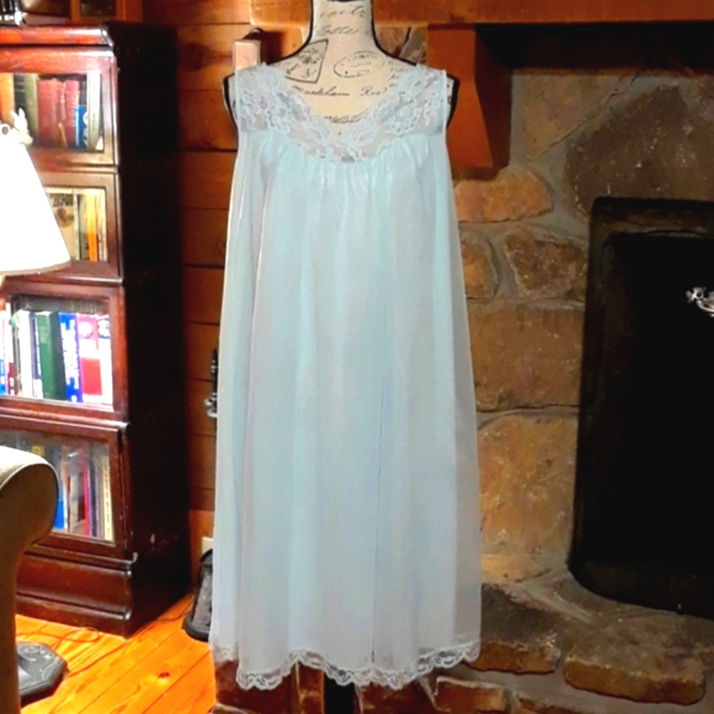 Vintage powder blue gown